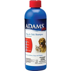Adams plus f/t shampoo-08642201 : 12 oz.