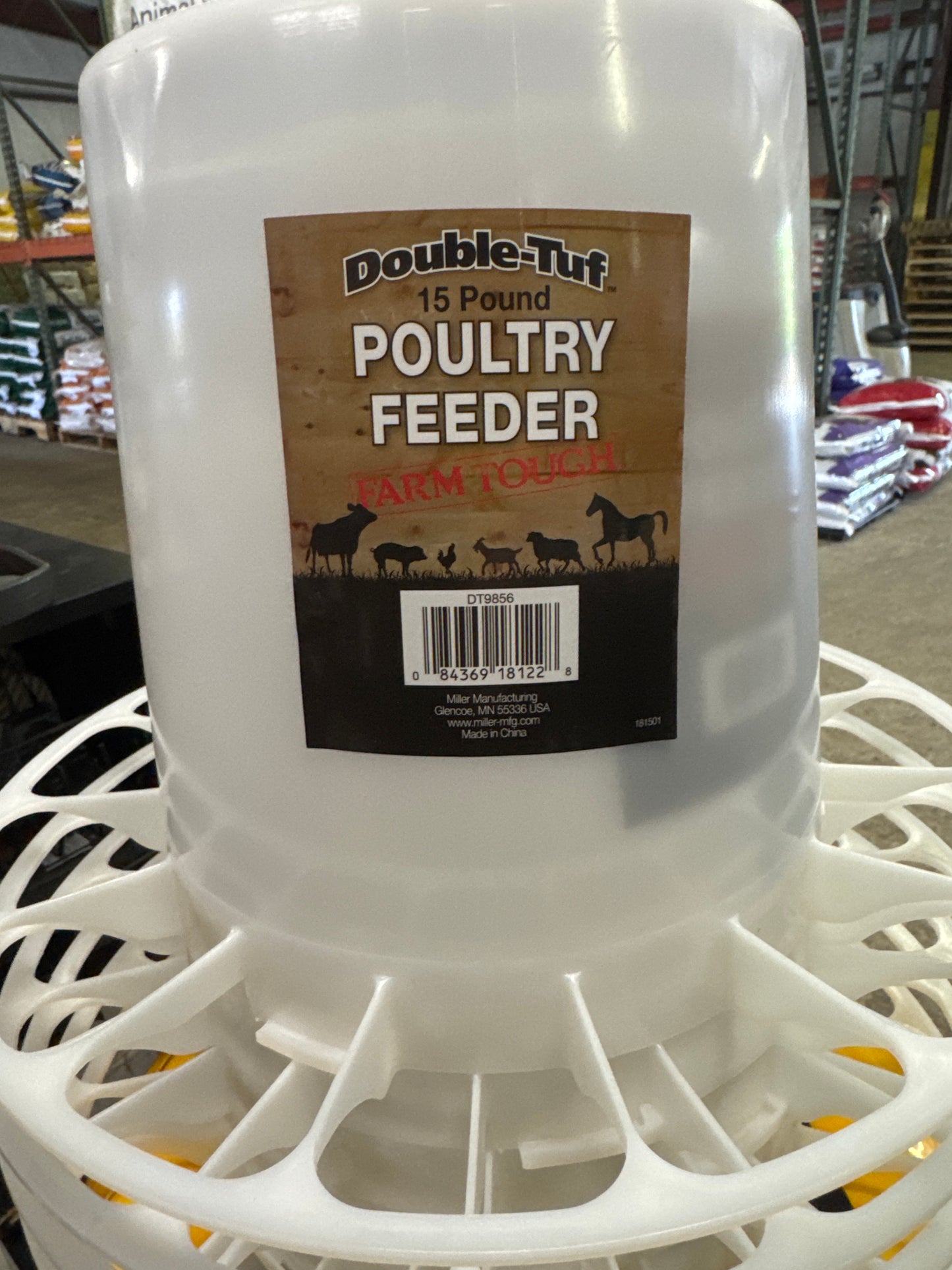 Miller 15lb Poultry Feeder-22613990 : 15lb
