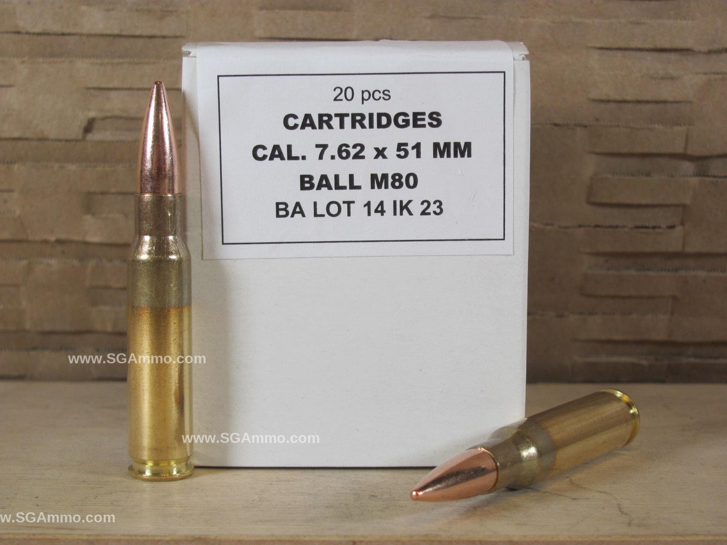 7.62x51mm 147GR M80 FMJ Igman