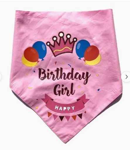 Pet Birthday Bandana