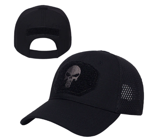 Skull Baseball Mesh Hat