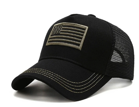 USA Flag Mesh Baseball Hat