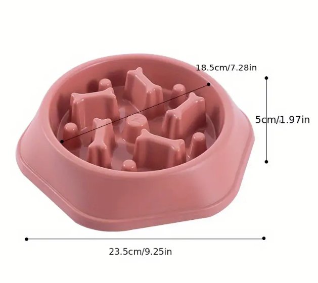 Non-Slip Slow Feeder Pet Bowl