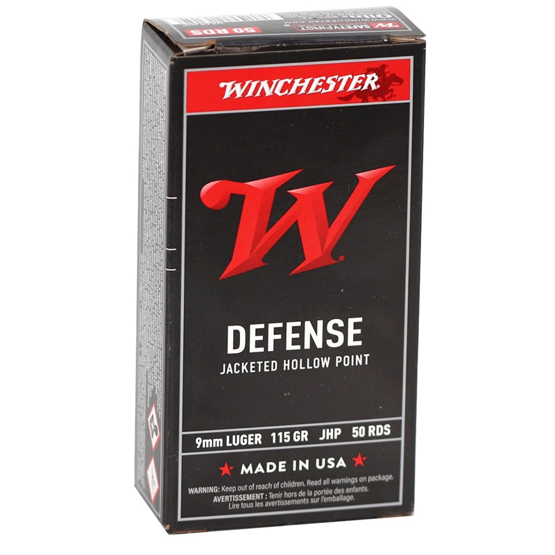 Winchester 9mm 115gr JHP 50rds