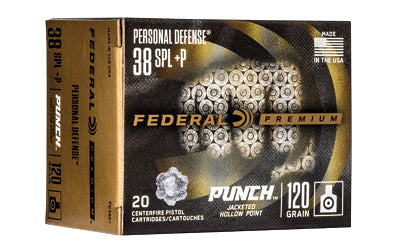 Federal Premium Punch 38 Special 120GR JHP