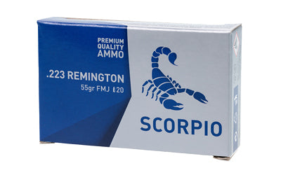 Scorpio 223 Remington 55gr FMJ