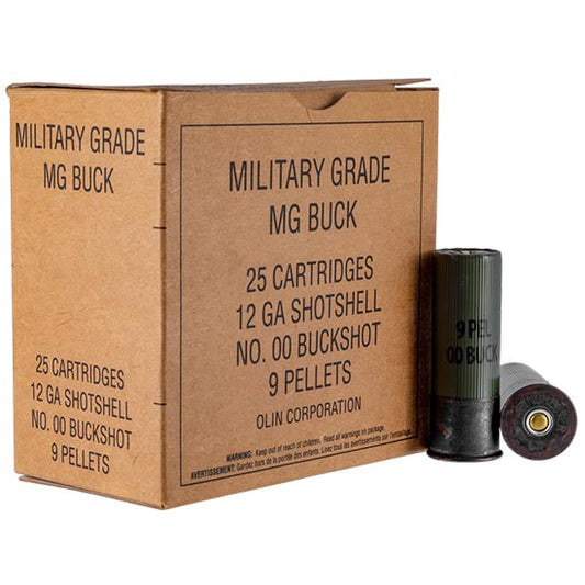 Winchester Military 12GA 00 Buck 2.75"