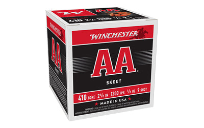 Winchester 410 Gauge, 2.5", #9, .5 oz, Shotshell