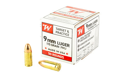 Winchester 9mm 115GR FMJ