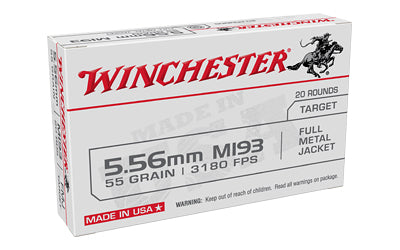 Winchester M193 556NATO 55GR FMJ