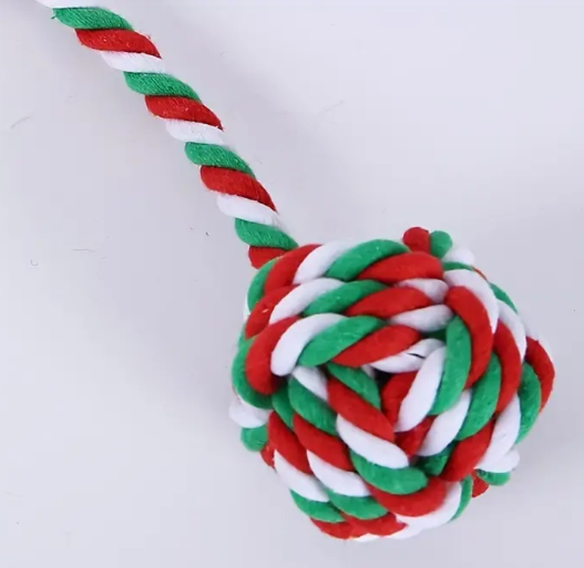 Christmas Dog Rope Toy