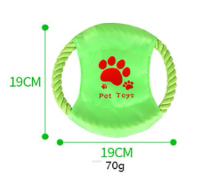 Flying Disc Rope Toy Chew