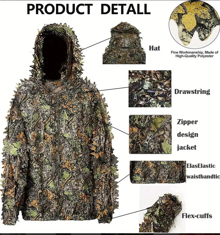 Ghillie Suit Hunter Camouflage 2 piece