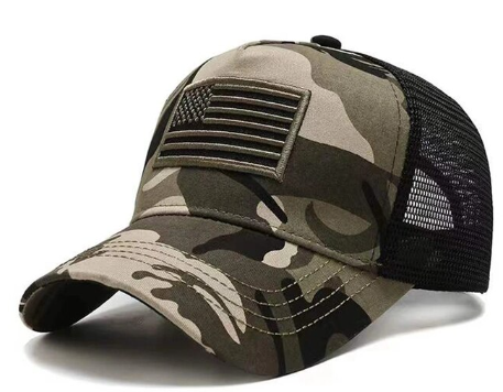 USA Flag Mesh Baseball Hat
