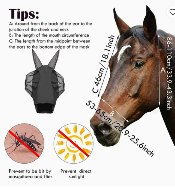 Protective Horse Fly Mask