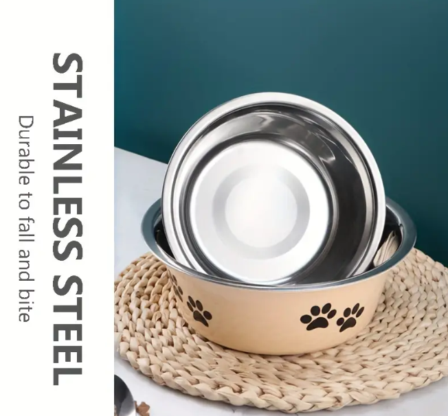 Non-Slip Stainless Steel Pet Bowl