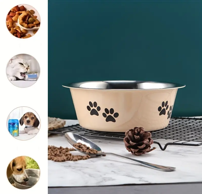 Non-Slip Stainless Steel Pet Bowl