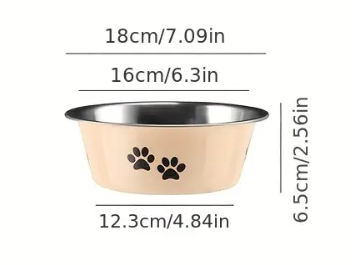 Non-Slip Stainless Steel Pet Bowl