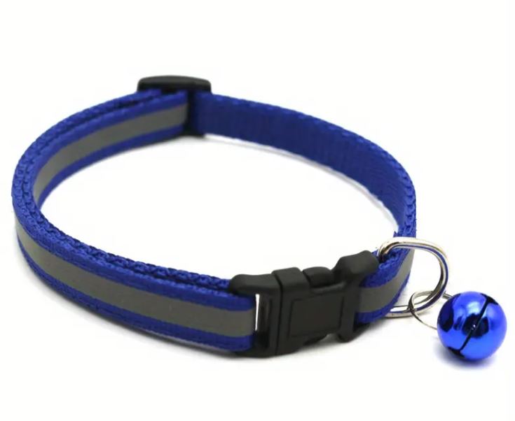 Reflective Puppy/Cat Collar With Bell