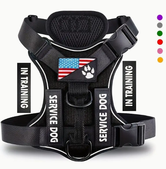 Service Dog Harness w. Patches