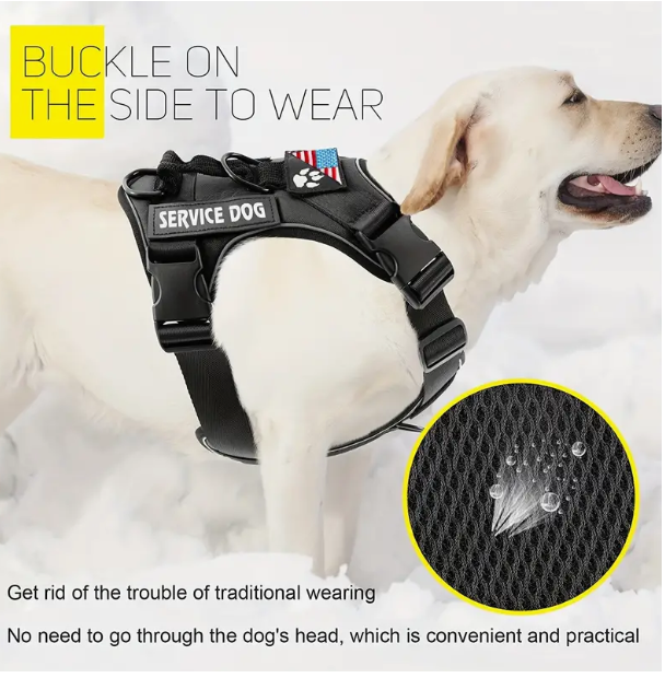 Service Dog Harness w. Patches
