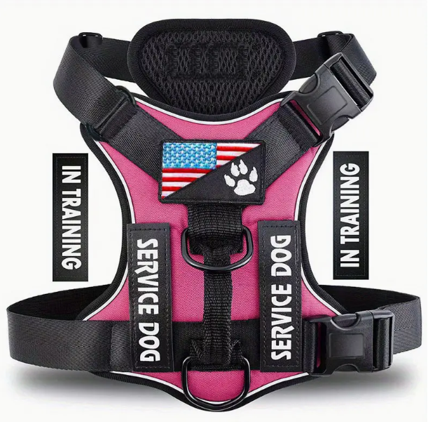 Service Dog Harness w. Patches