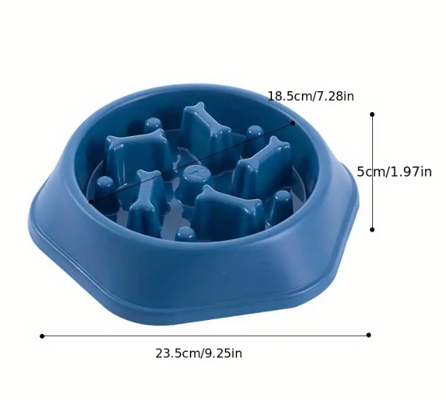 Non-Slip Slow Feeder Pet Bowl