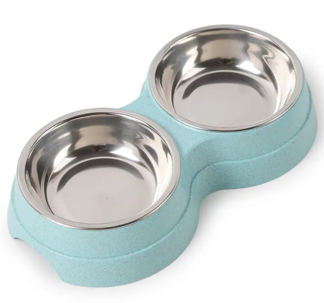 Stainless Steel Double Pet Bowls
