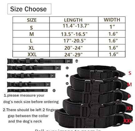 Tactical Dog Collar