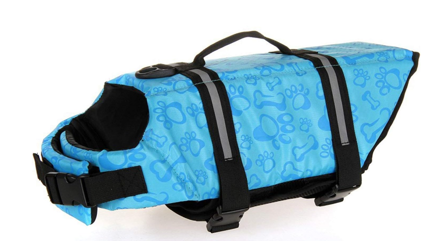 Dog Life Jacket with Reflective Strips