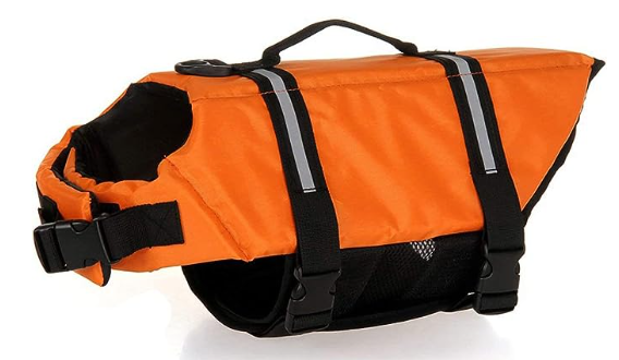 Dog Life Jacket with Reflective Strips