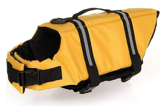 Dog Life Jacket with Reflective Strips
